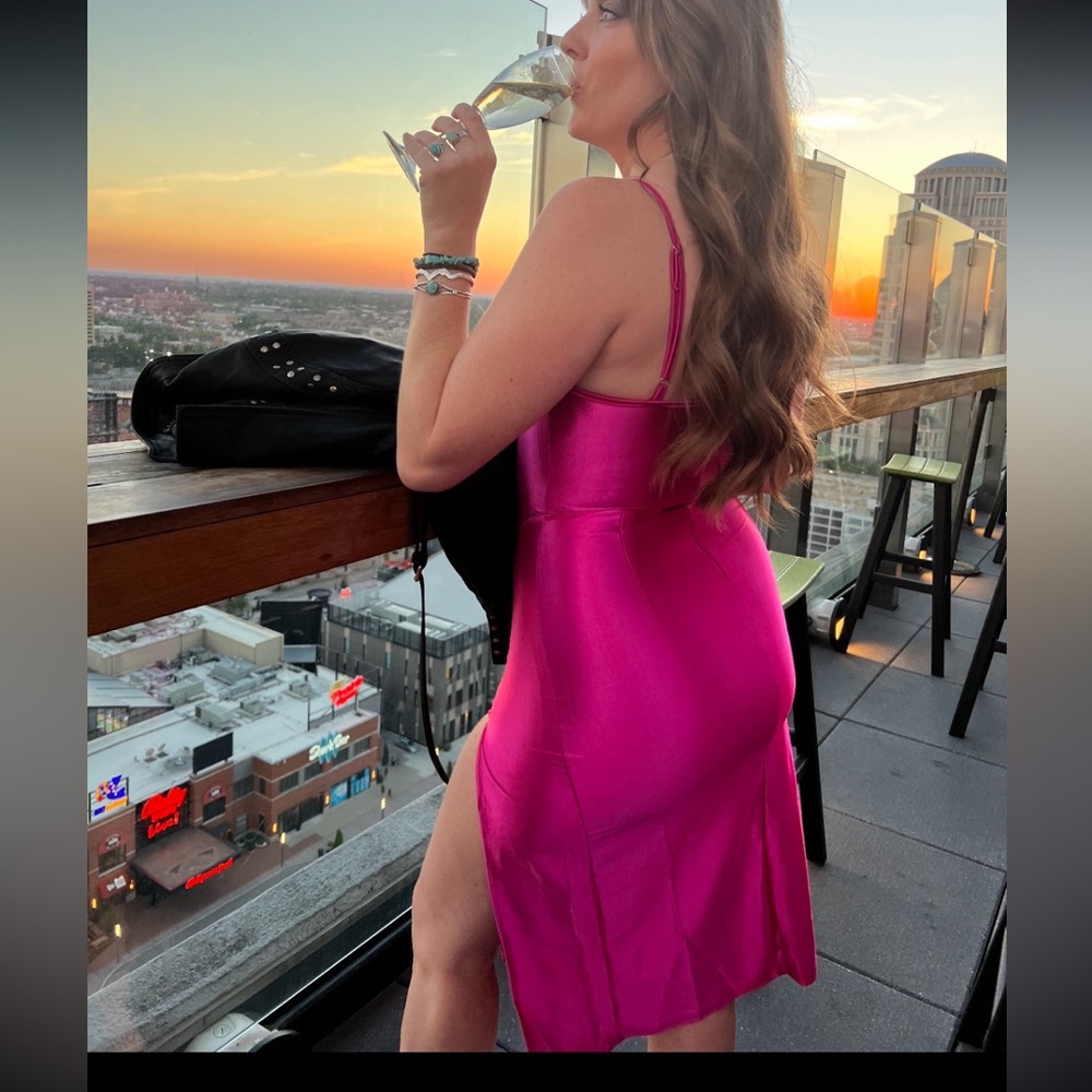 Pink Spandex Dress